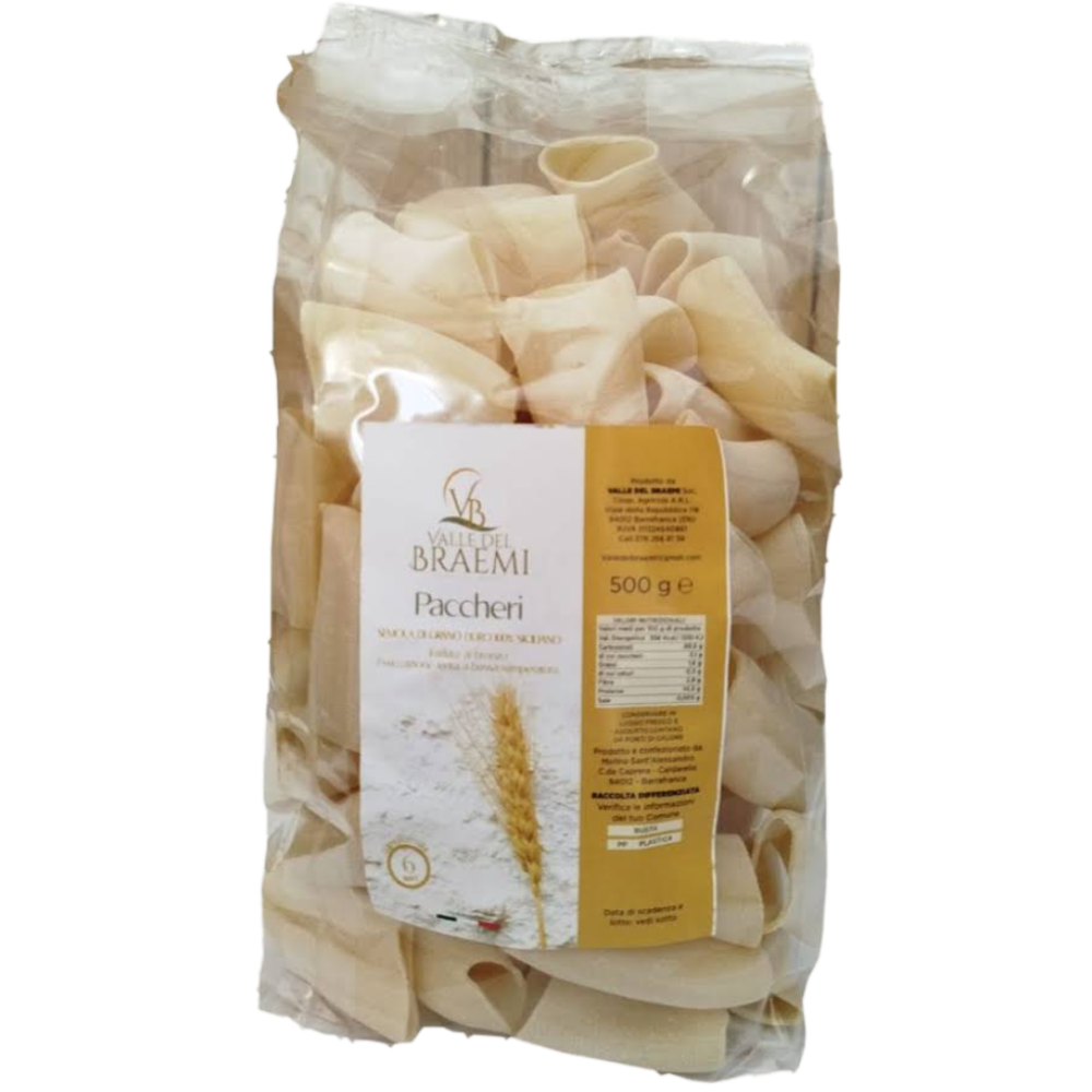 Paccheri Artigianali di Grano Duro Siciliano Trafilati al Bronzo - 4kg o 5kg
