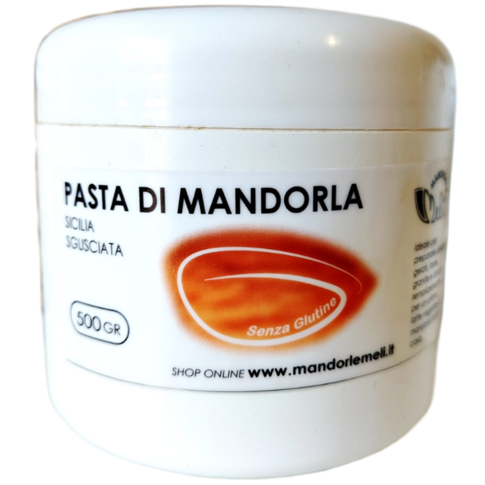 Pasta 100% di Mandorla Siciliana Senza Glutine e Senza Zucchero - 500g