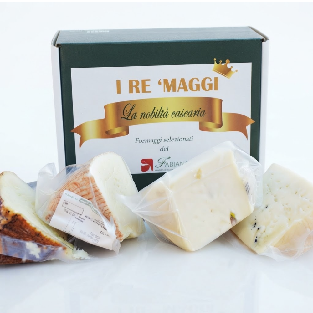 BOX Degustazione 4 Formaggi Selezionati "I Re 'Maggi" 