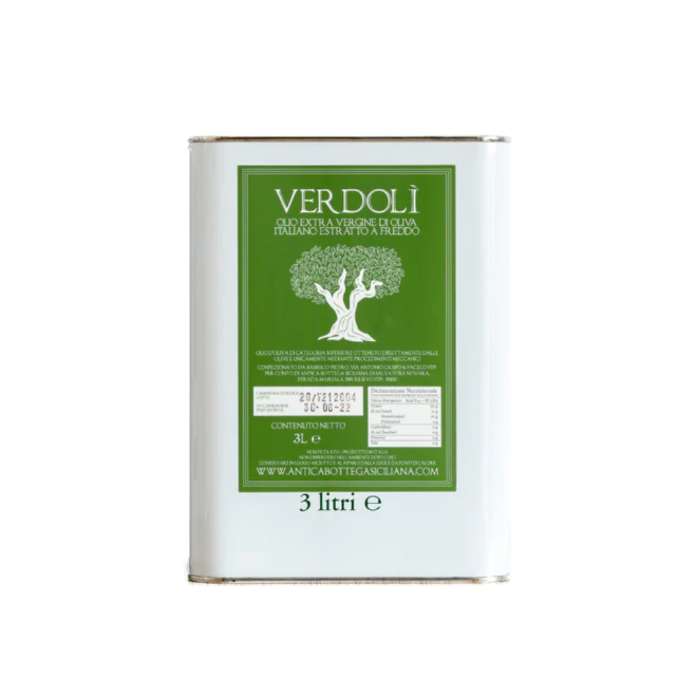 Olio EVO blend di olive Nocellara del Belice, Cerasuola e Biancolilla - 3L