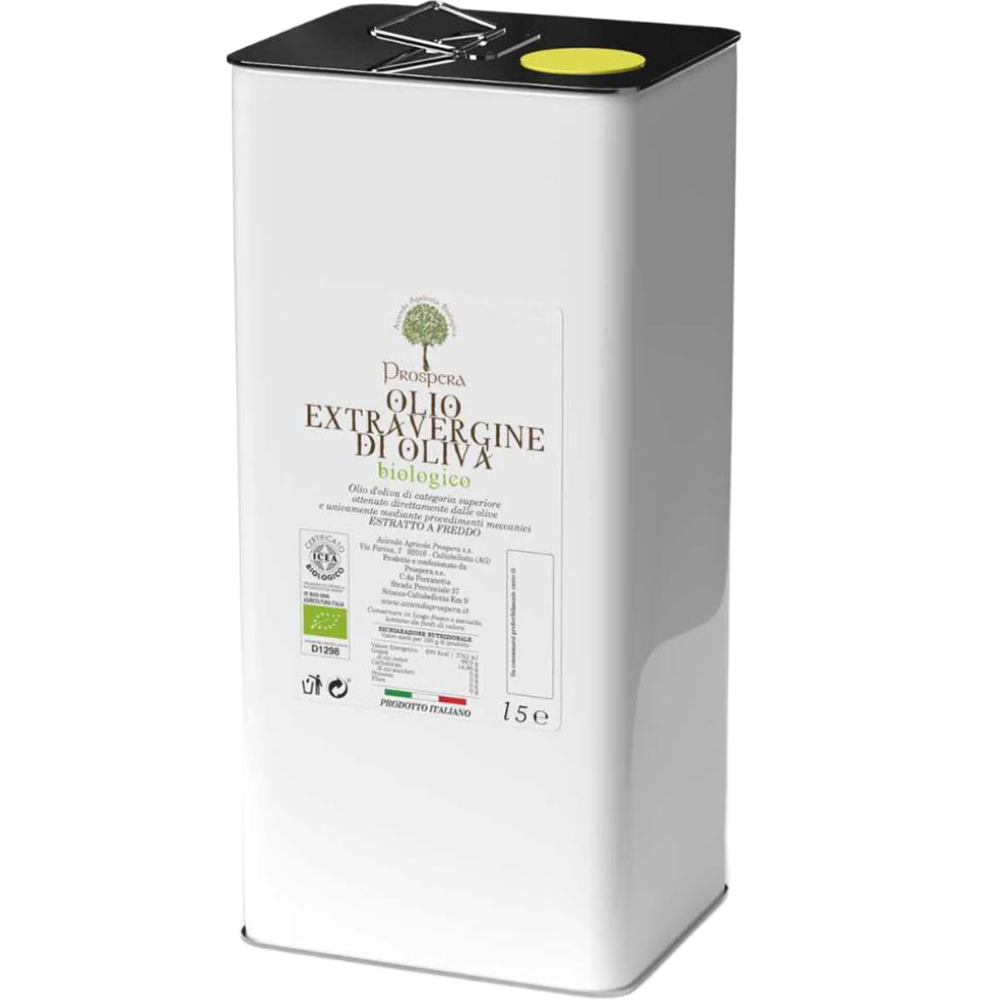 Olio Extra Vergine di Oliva Biologico - 6 Litri o 10 Litri