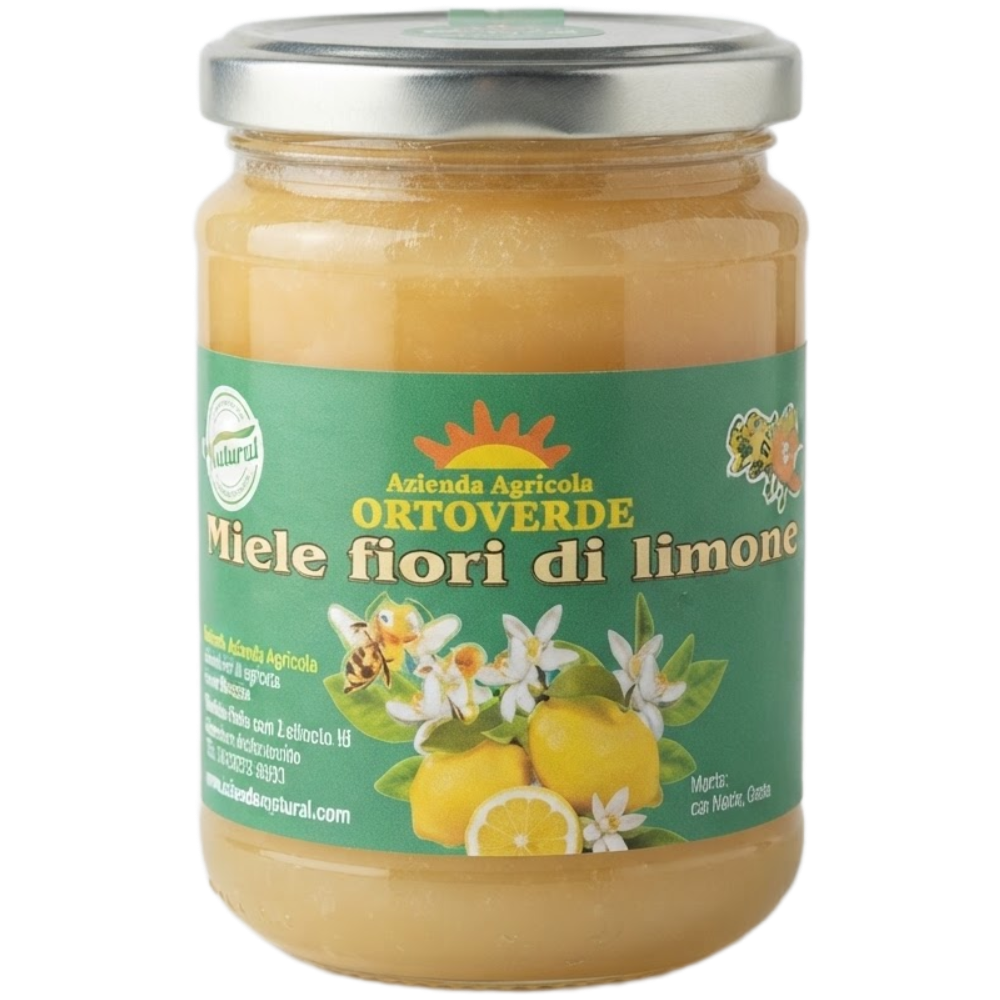 Miele di Fiori di Limone Biologico Siciliano - 500g