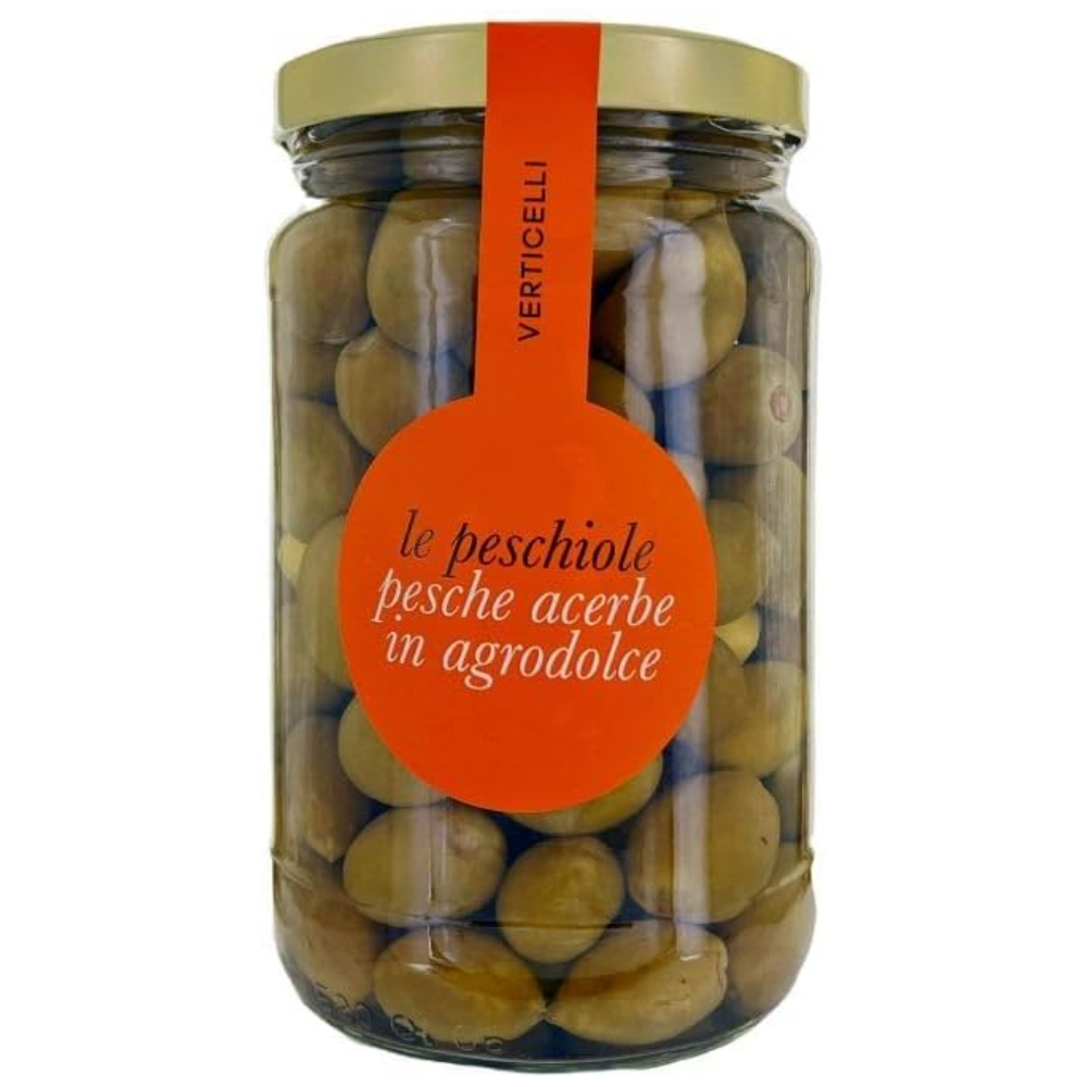 Peschiole Acerbe in Agrodolce - 212g, 580g o 1,7Kg