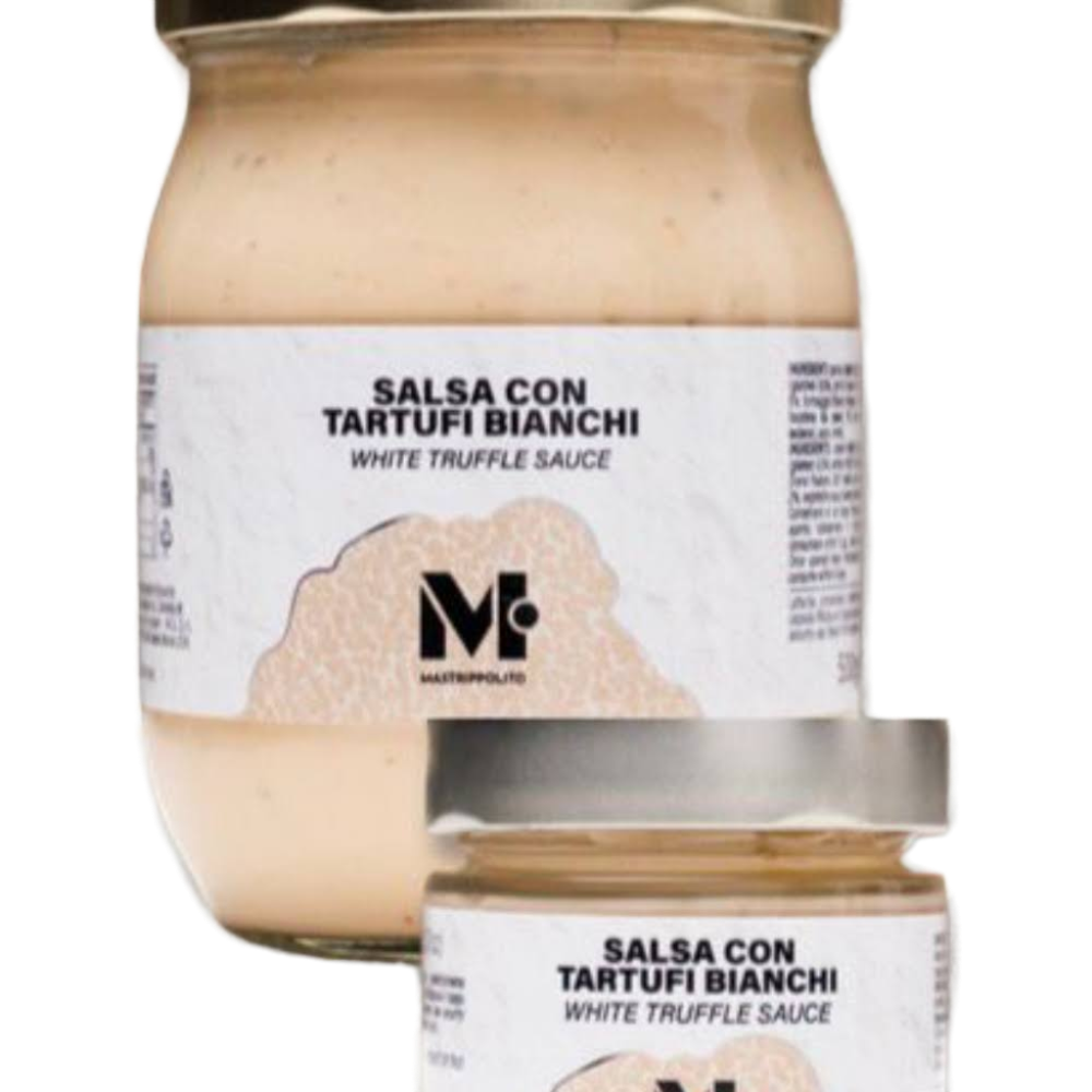 Salsa con Tartufi Bianchi e Grana Padano DOP - 90g o 500g