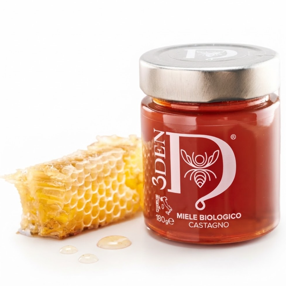 Miele di Castagno Biologico - 30g, 50g, 180g, 400g o 800g