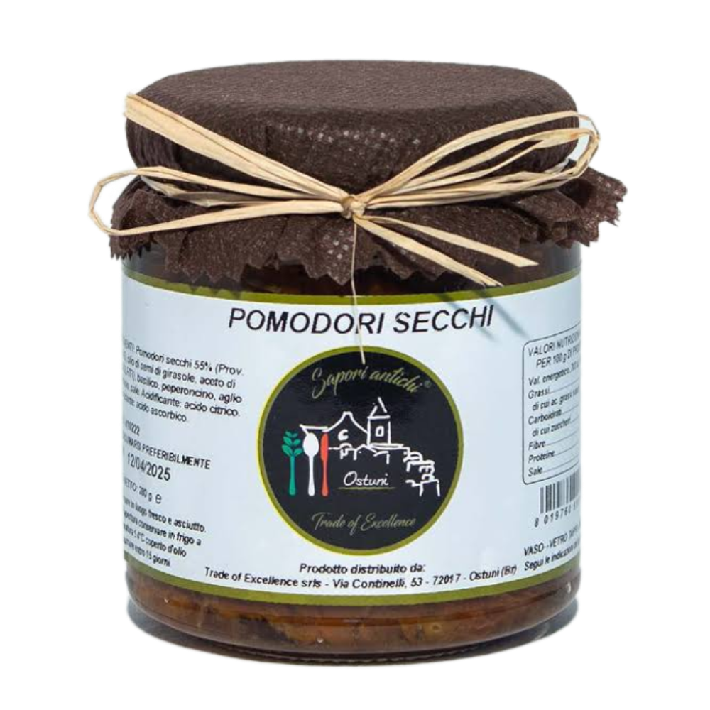 2Kg di Pomodori Secchi Sott'Olio - 8 Pezzi da 280g