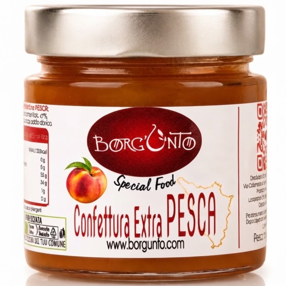Confettura Extra di Pesche a Km Zero - 200g