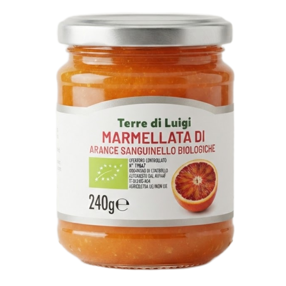Marmellata di Arance Sanguinello Siciliane Biologiche - 240g