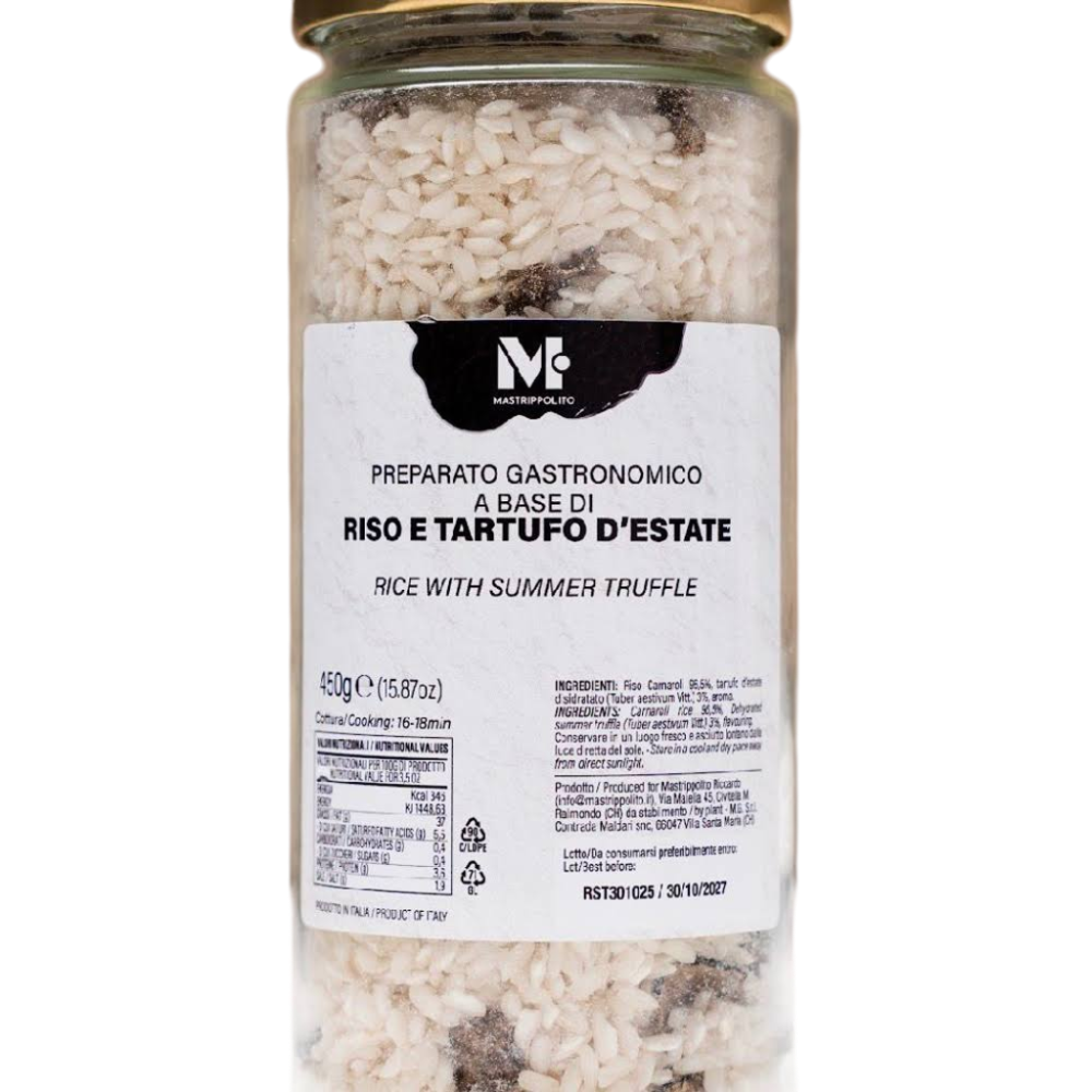 Preparato Gastronomico a Base di Riso Carnaroli e Tartufo d'Estate - 450g