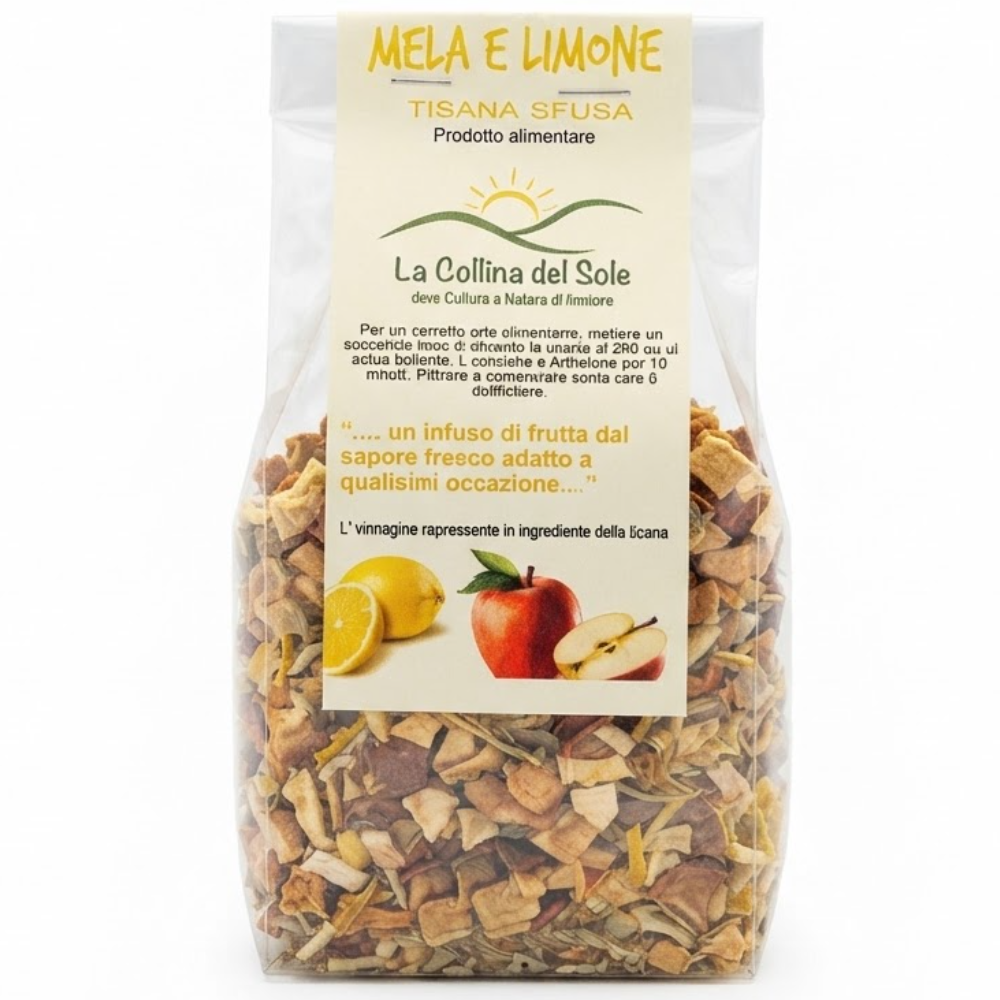 Tisana di Scorze di Arancio Dolce, Mela, Karkadè, Calendula e Limone - 100g