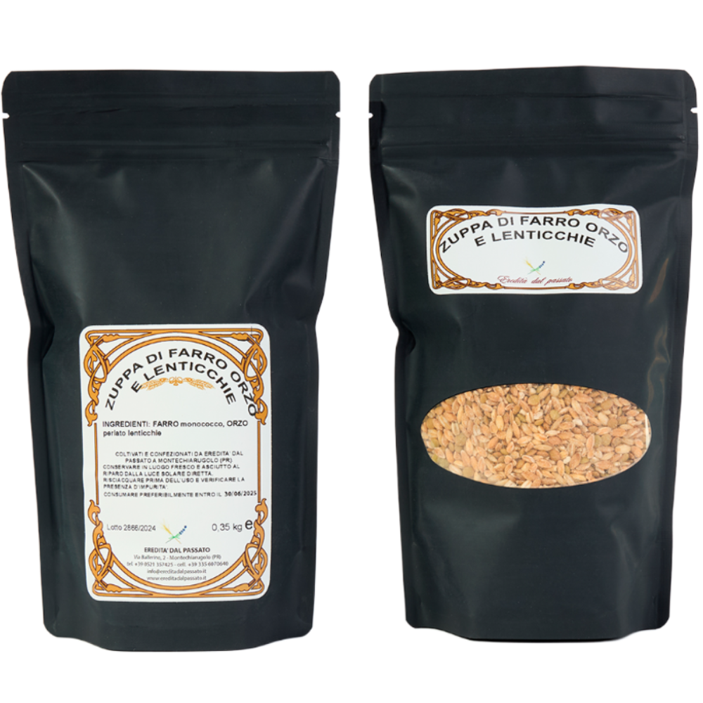 Zuppa di Farro, Orzo e Lenticchie - 350g