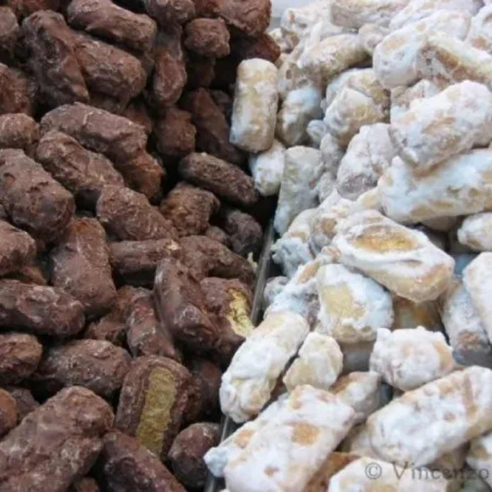 Taralli Siciliani Misti al Cioccolato Nero e Bianco - 1Kg