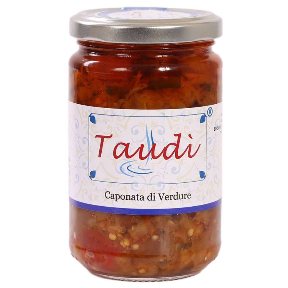  Caponata di Verdure Siciliana in Barattolo Pronta - 280g o 500g