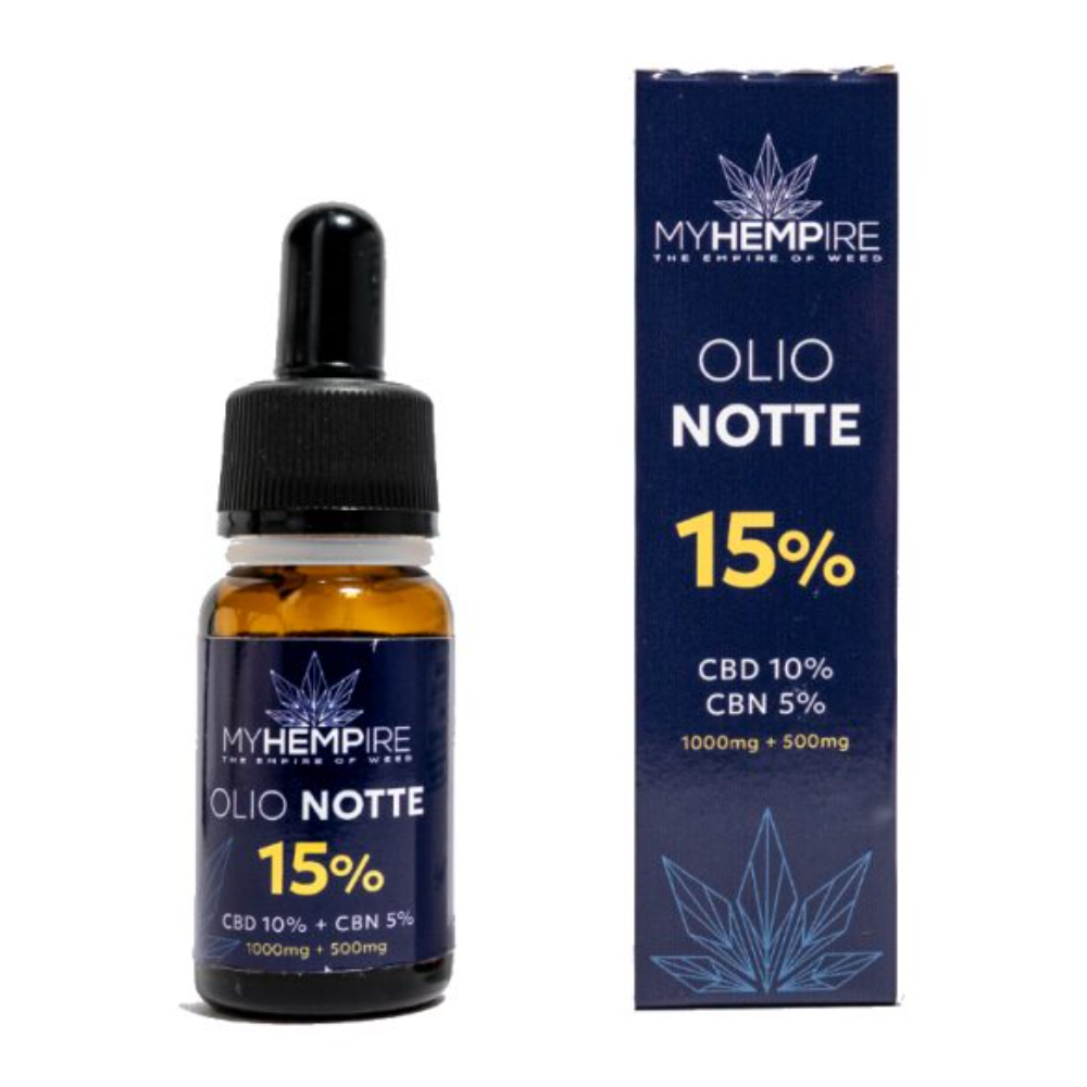 Olio di Canapa Notte CBD 10% + CBN 5% - 10ml