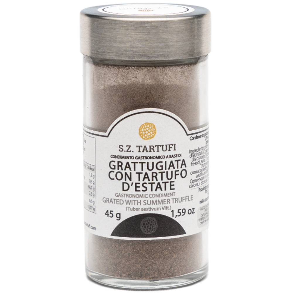 Condimento a Base di Grattugiata con Tartufo d’Estate - 45g