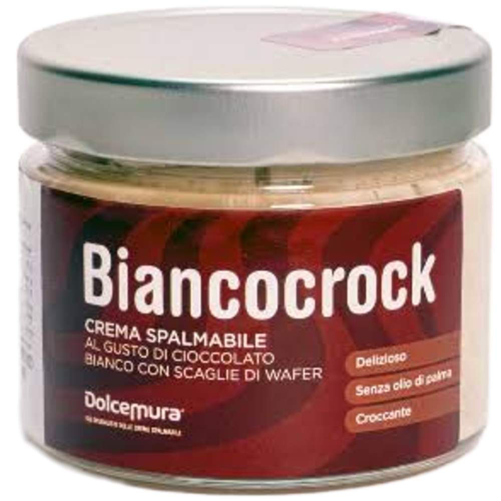 Crema Spalmabile Artigianale al Cioccolato Bianco e Wafer - 250g