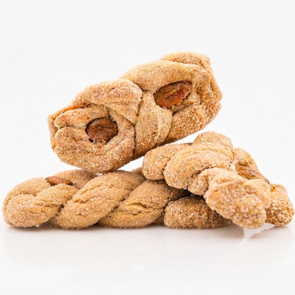Trecce Dolci con Mandorle "Intorchiate Pugliesi" - 250g