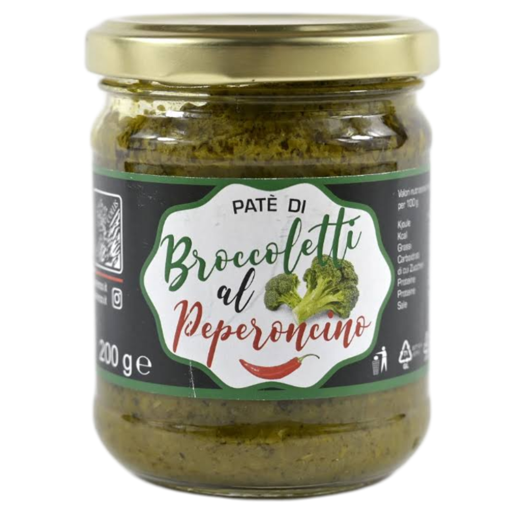 Patè di Broccoletti al Peperoncino - 200g