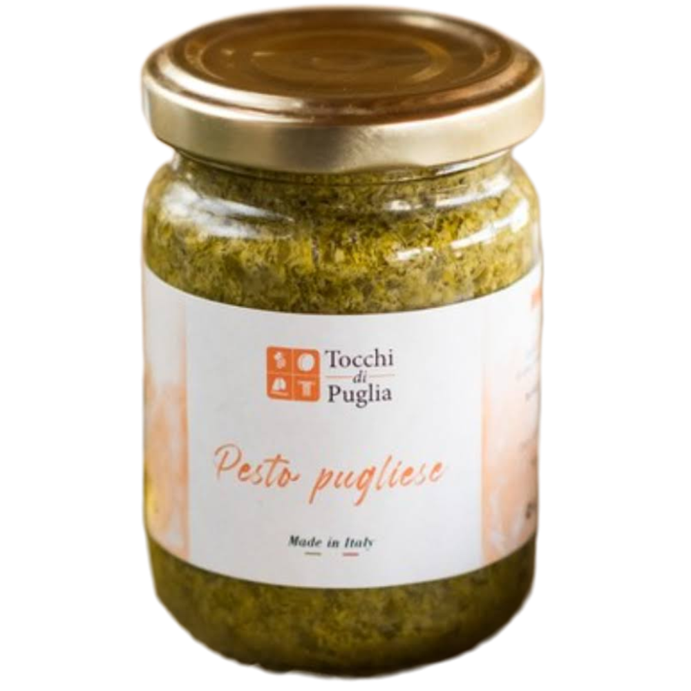 Pesto di Basilico e Mandorle Pugliesi a Km Zero - 140g