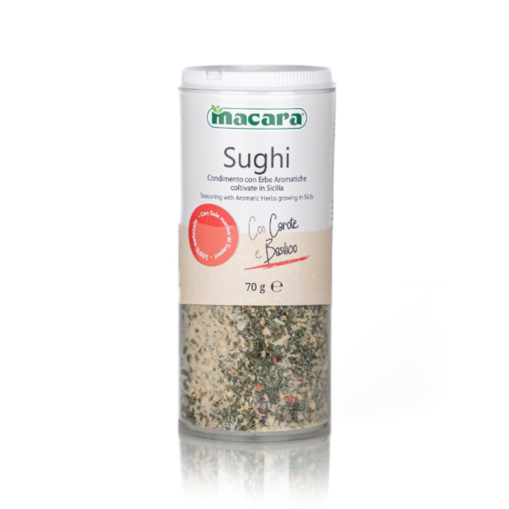 Condimento a Base di Erbe Aromatiche Siciliane per Sughi con Dosatore - 70gr