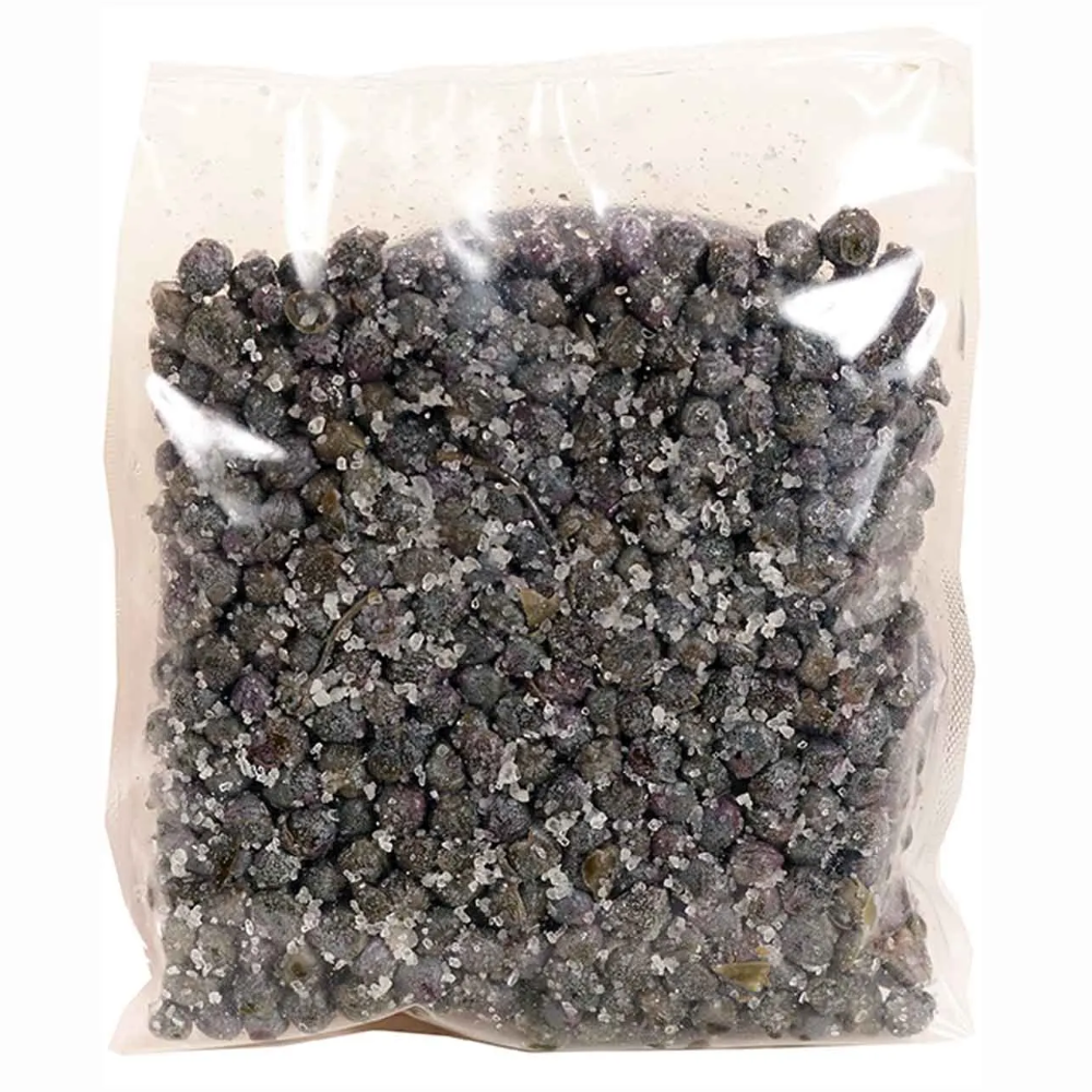 Capperi Piccoli di Salina (Isole Eolie DOP) al Sale Marino - 125g, 250g, 500g o 1kg