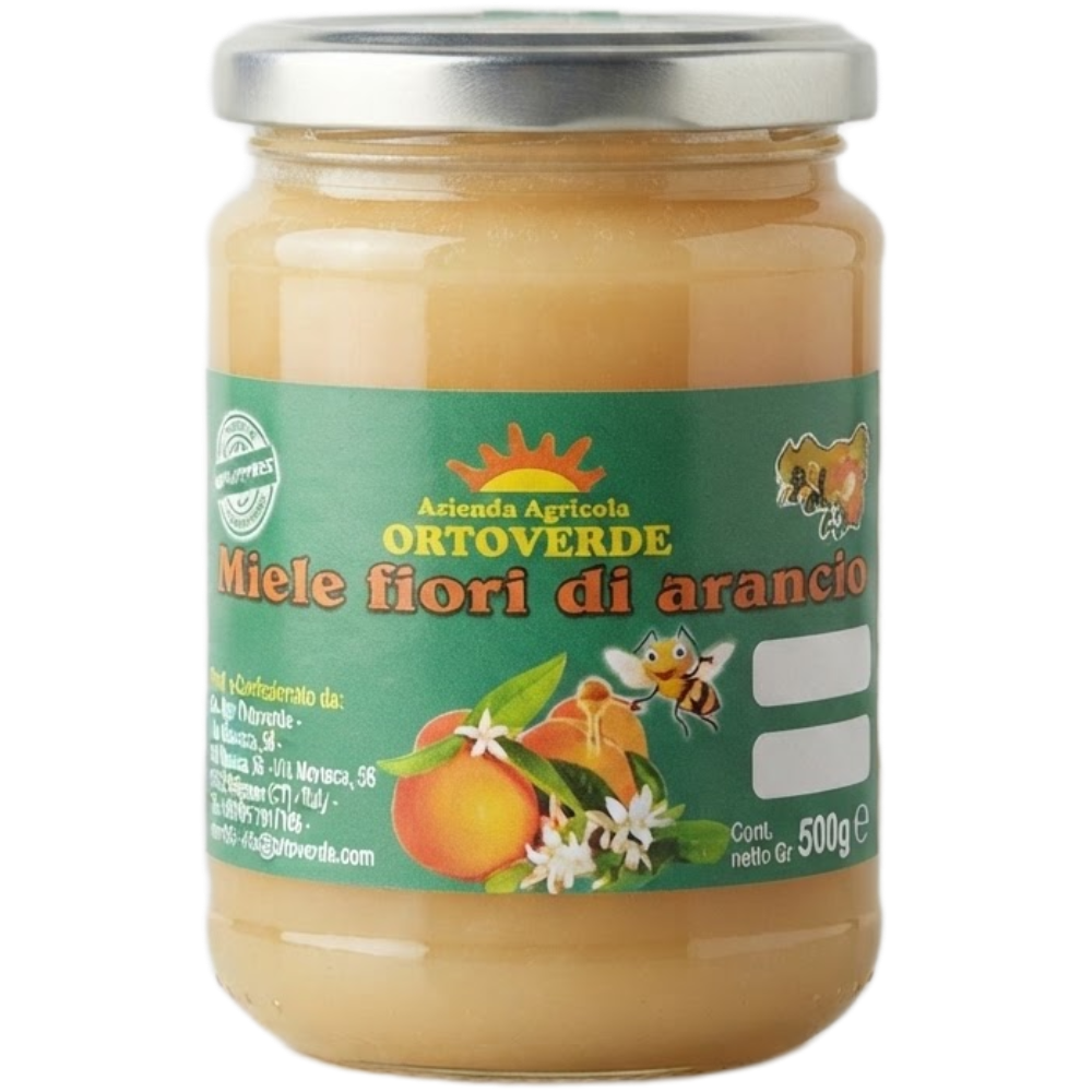 Miele di Fiori di Arancio Biologico Siciliano - 500g