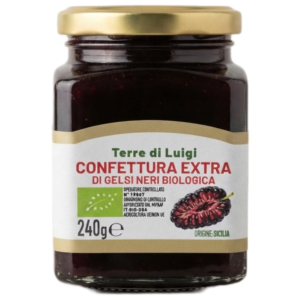 Confettura Extra di Gelsi Neri Biologici - 240g