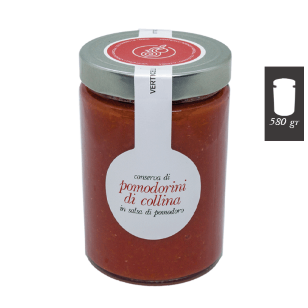 Conserva di Pomodorini di Collina in Salsa di Pomodoro - 580g