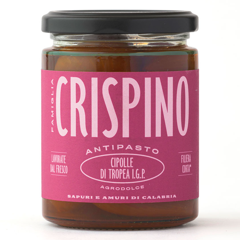 Cipolle Rosse di Tropea Calabria I.G.P. Intere in Aceto di Vino Rosso - 270g