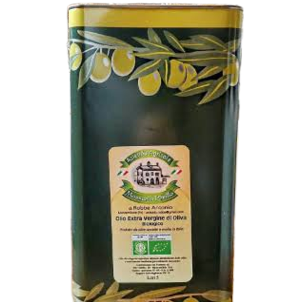 Olio Extravergine di Oliva Biologico - 5 Litri