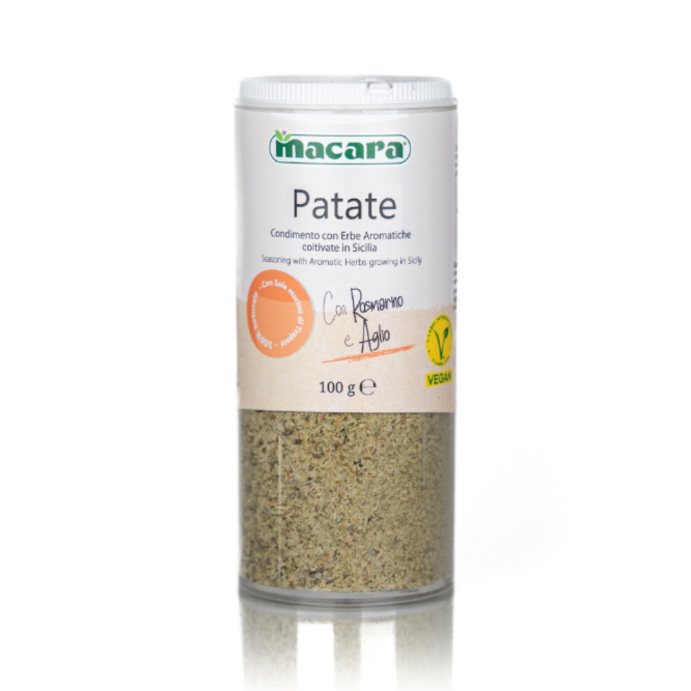 Condimento a Base di Erbe Aromatiche Siciliane per Patate con Dosatore - 100gr