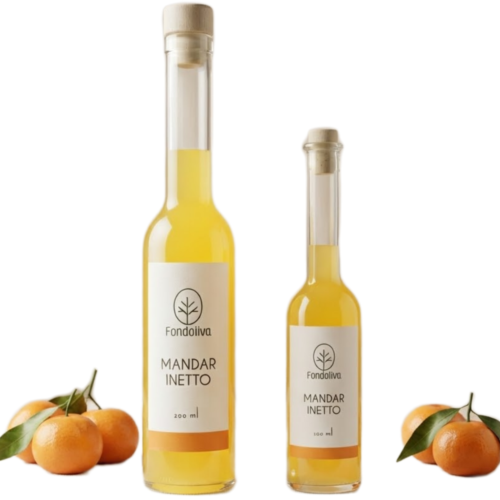 Liquore Artigianale al Mandarino "Mandarinetto" - da 10cl, 20cl o 50cl