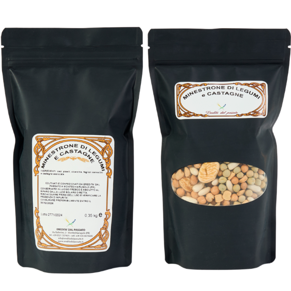 Minestrone di Legumi e Castagne Essiccate - 350g