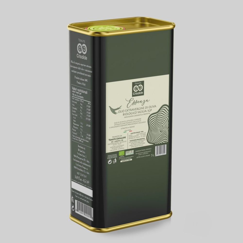 Olio Extra Vergine di Oliva Biologico Siciliano - da 1L, 3L o 5L 