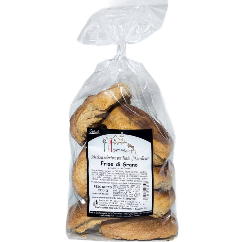 6Kg di Frise Pugliesi di Grano Duro - 12 Pezzi da 500g