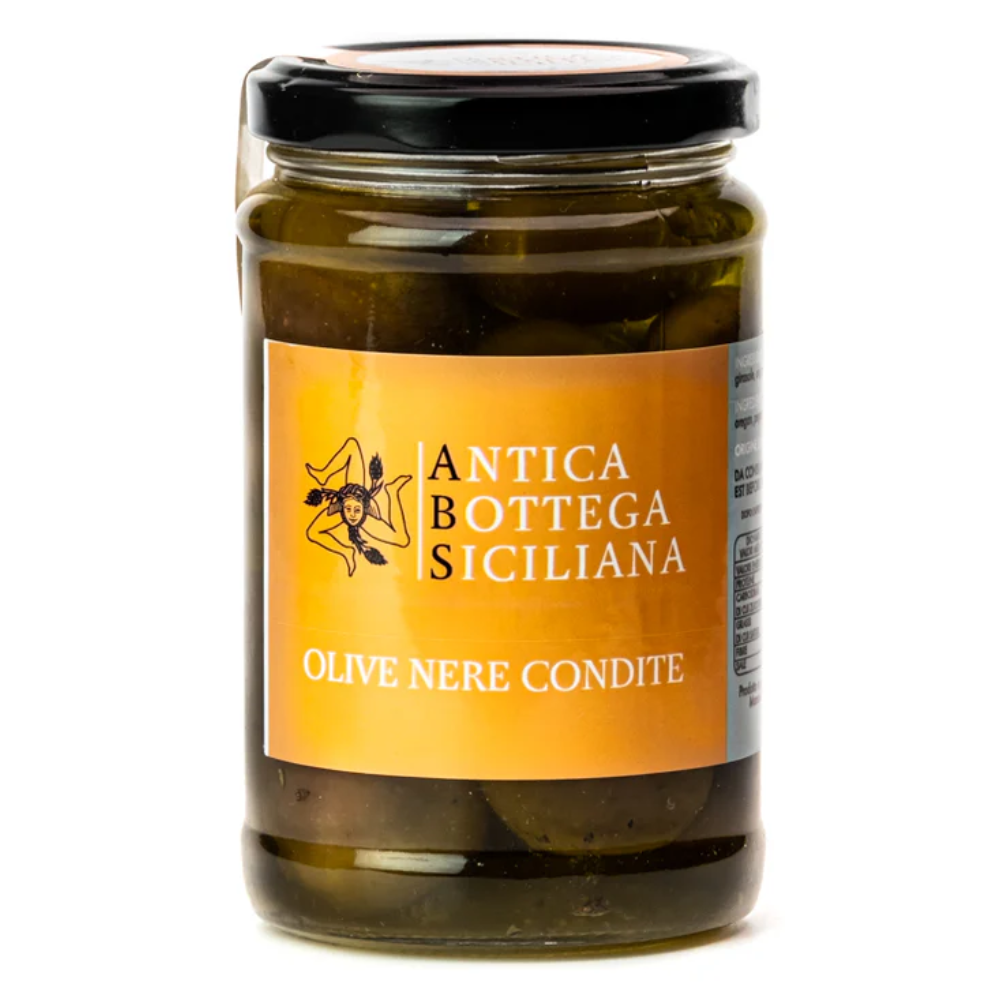 Olive Siciliane Nere Condite - 280g
