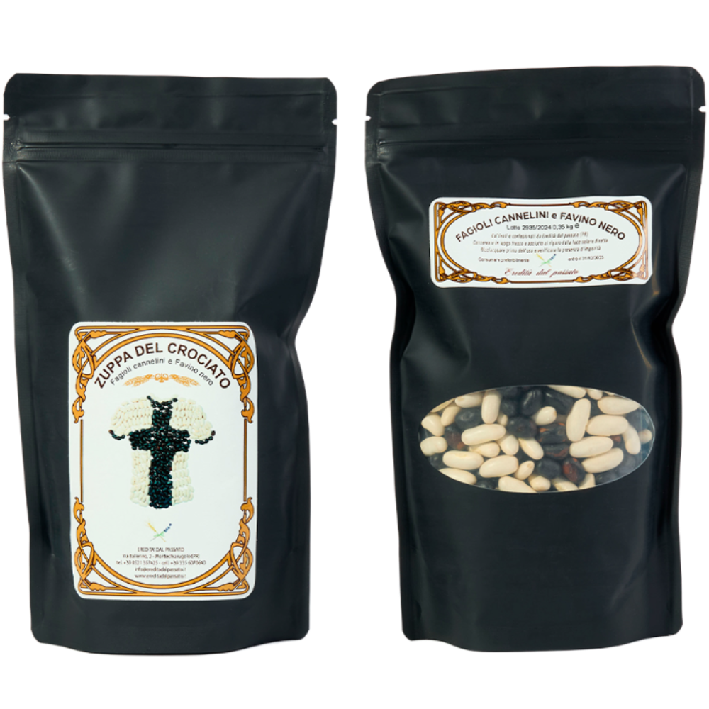 Zuppa di Fagioli Cannellini e Favino Nero - 350g