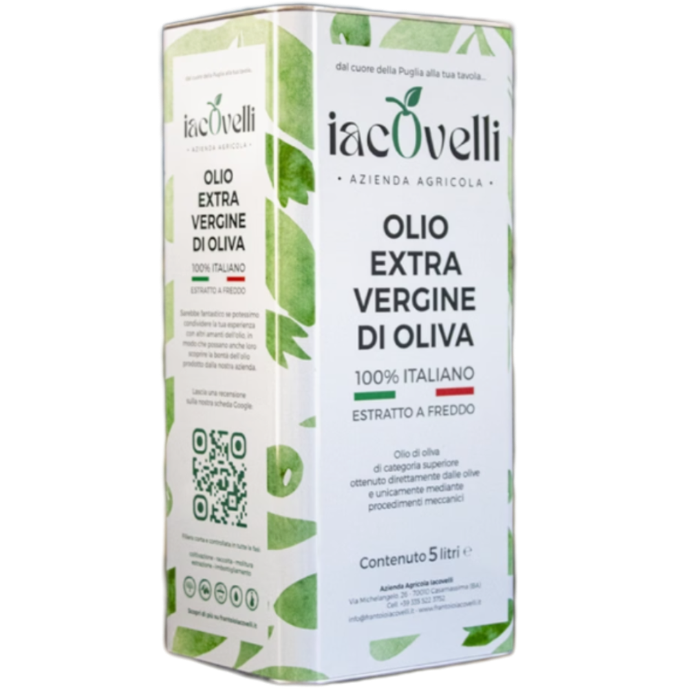 Olio Extravergine di Oliva 100% Italiano - 5 Litri