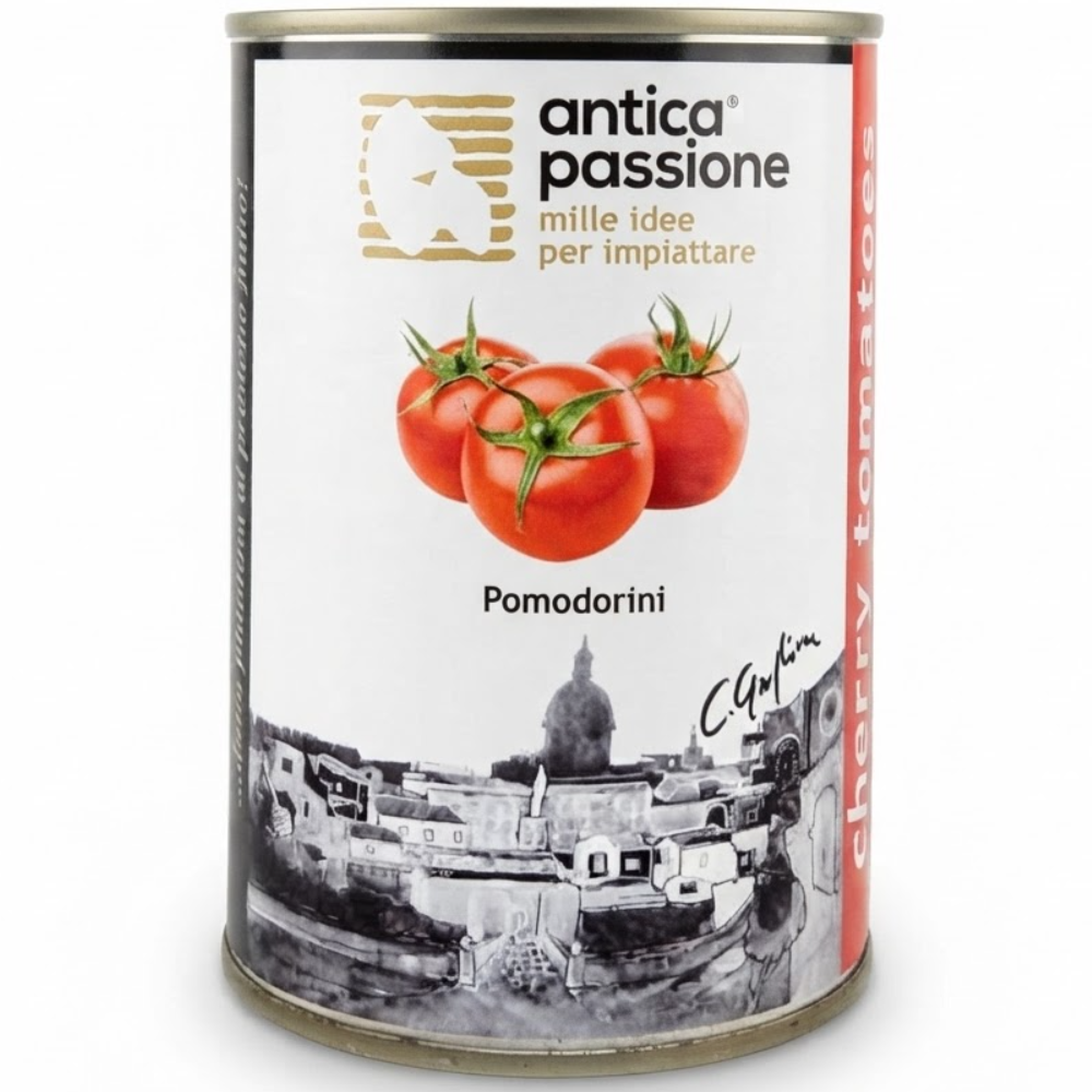 5kg di Pomodorini in Salsa di Pomodoro - 12 Pezzi da 400g