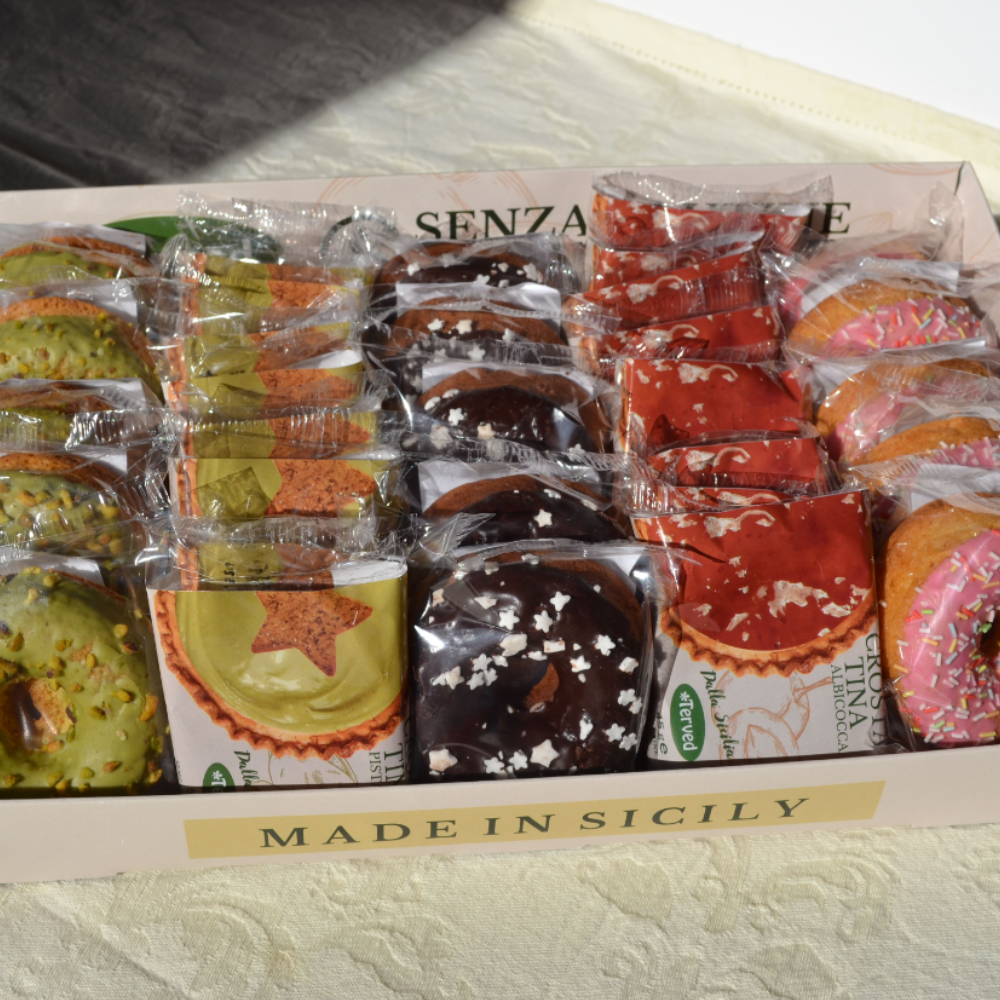 Prodotti Dolciari Siciliani Senza Glutine - 38 Pezzi Assortiti