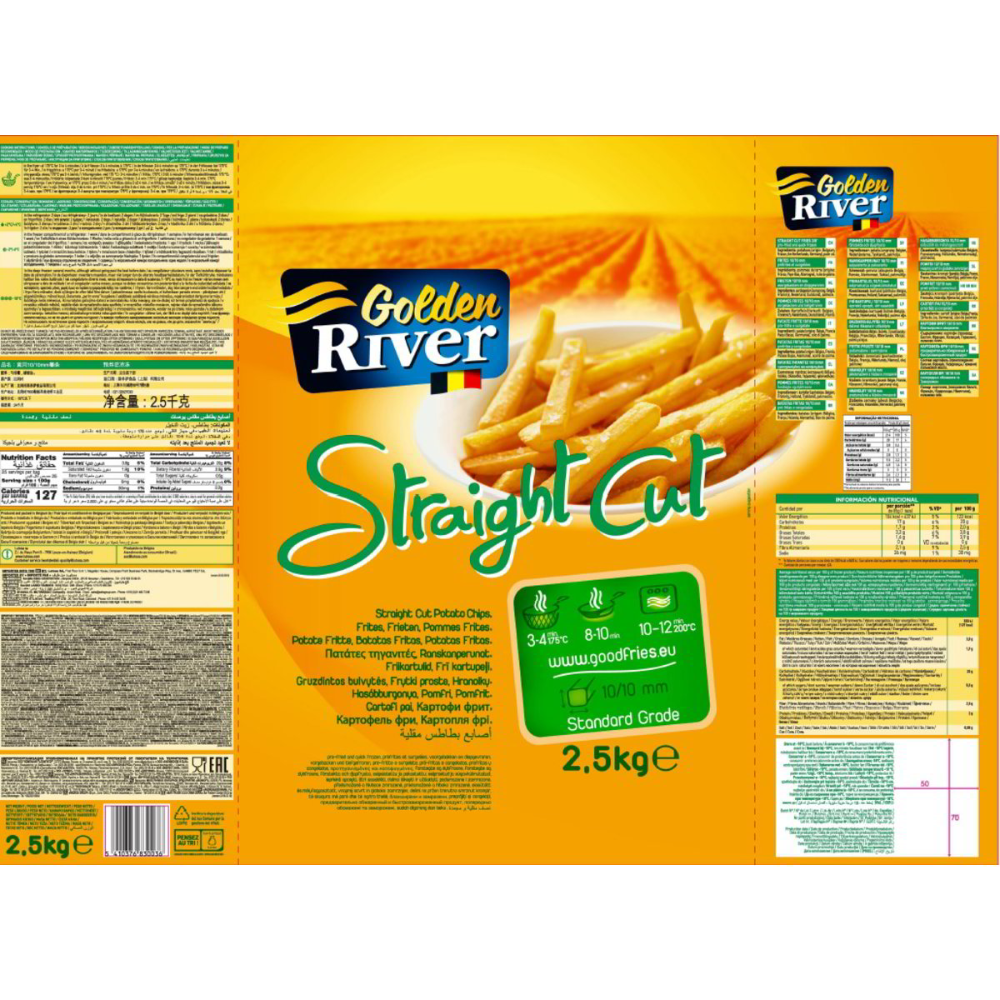 Patatine Fritte Golden River - 2,5Kg