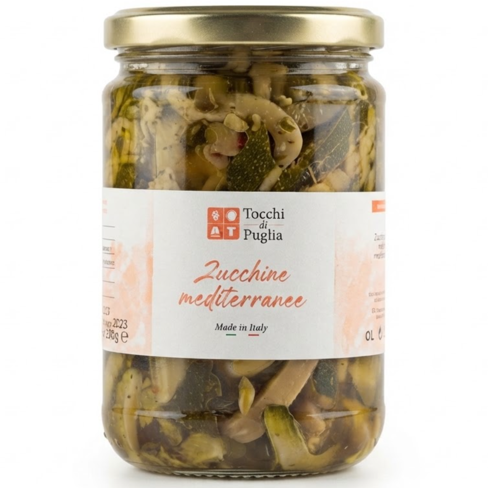 Zucchine Mediterranee a Km Zero in Olio EVO - 280g o 500g