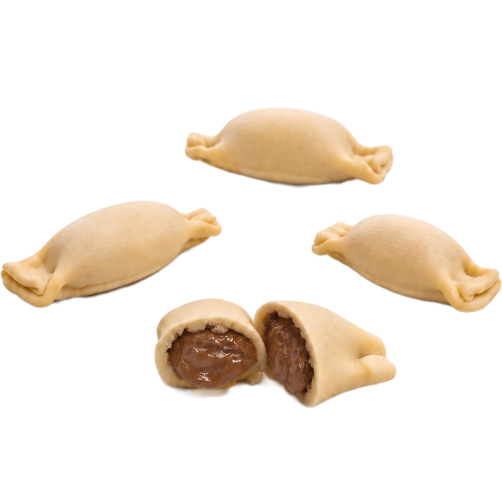 Biscotti Artigianali "Monachelle" Ripieni alla Crema di Gianduia - 150g