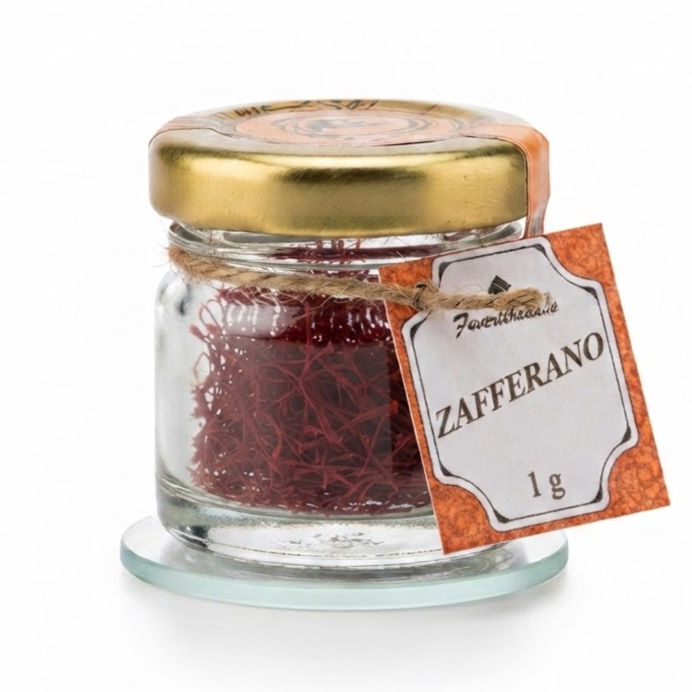 Zafferano Lavorato a Mano - Barattolo da 1 Grammo