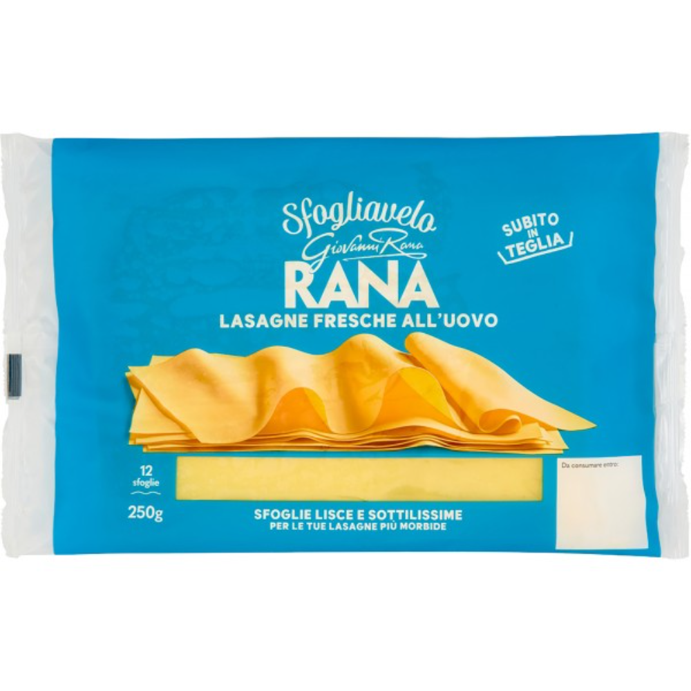Sfogliavelo Lasagne Fresche all'Uovo Giovanni Rana - 250g
