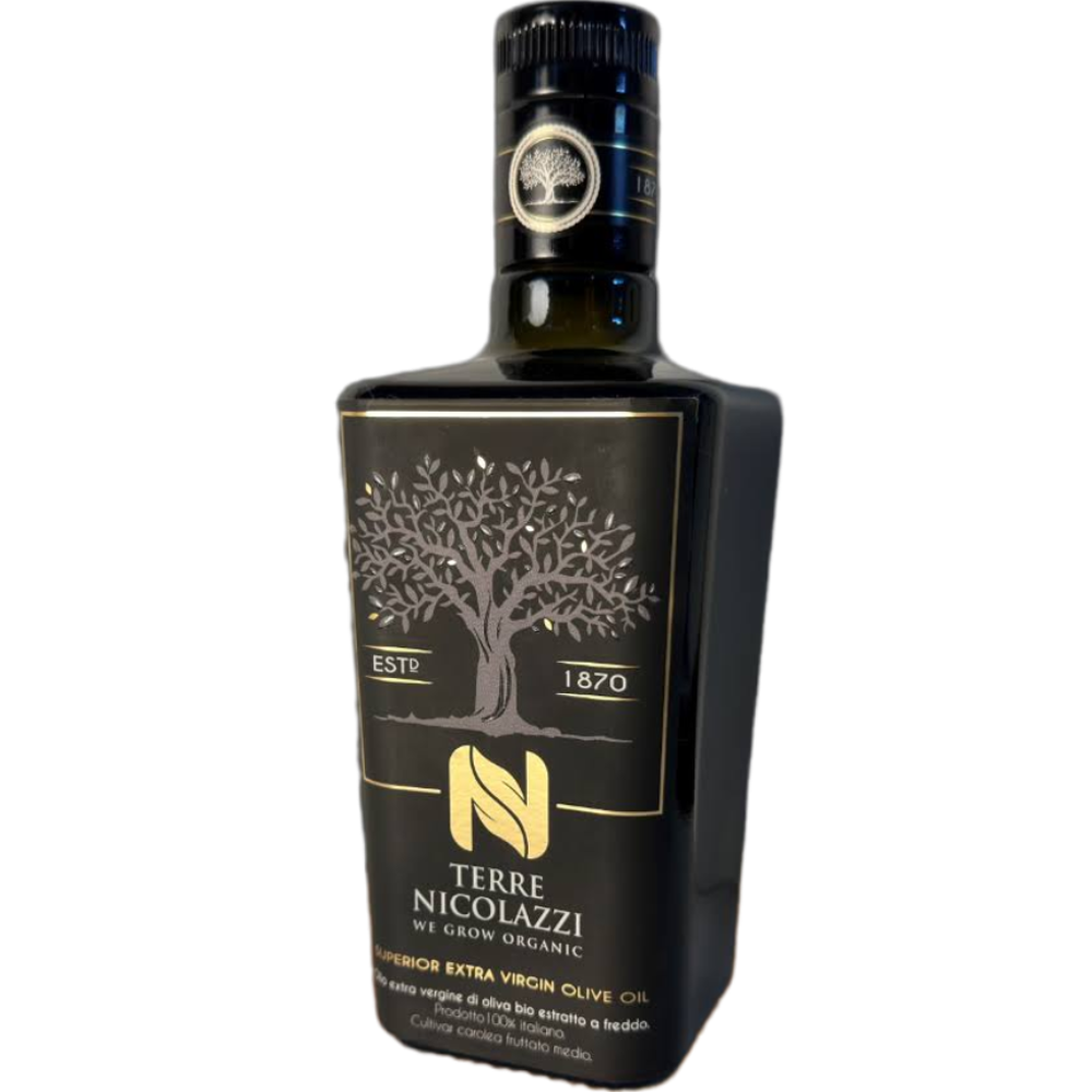 Olio Extravergine di Oliva Biologico da 0,5 Litri