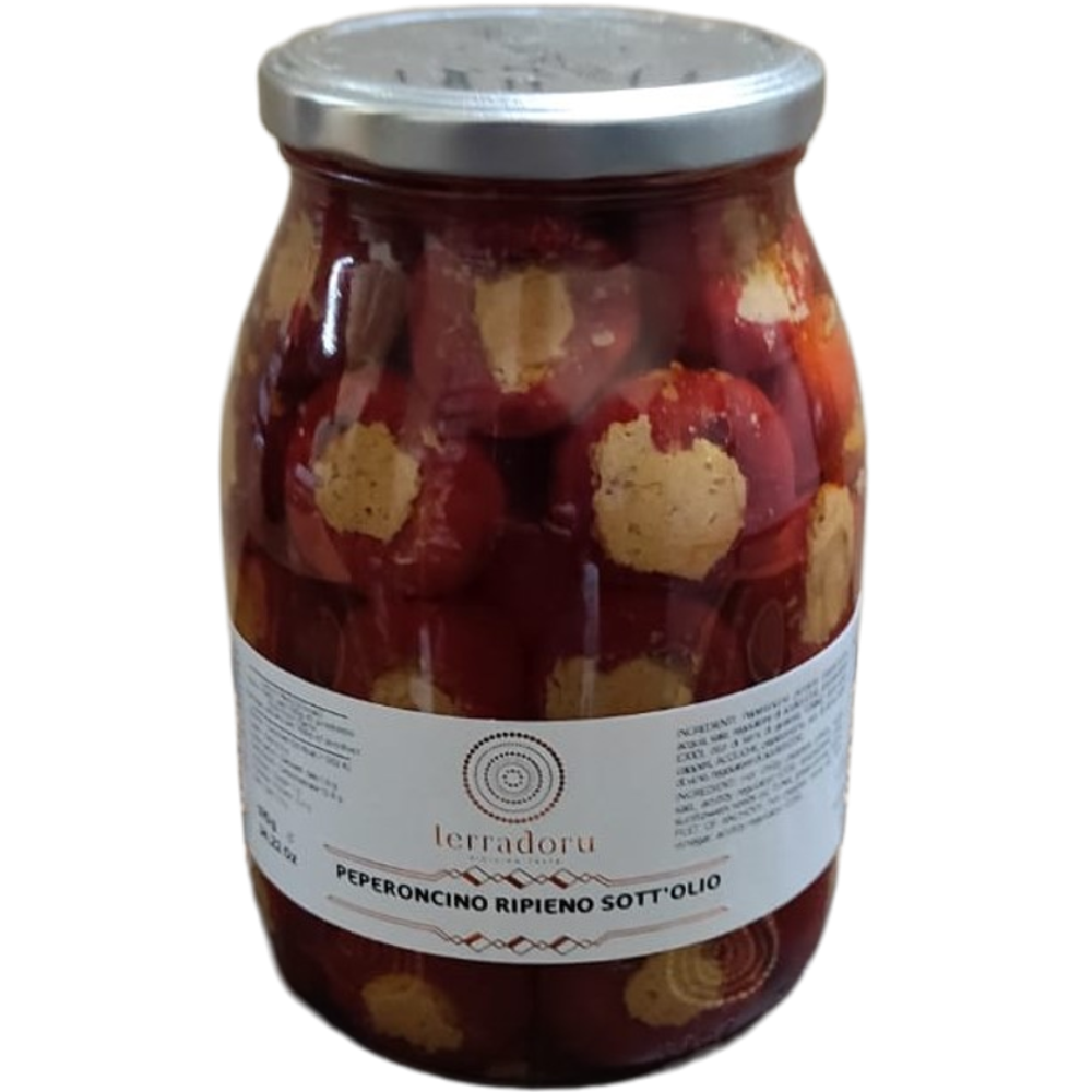 Peperoncini Ripieni con Tonno Sott'Olio - 970g