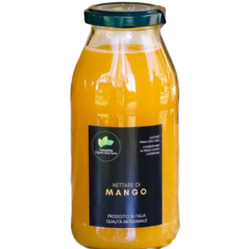 Nettare di Mango Biologico - 8 Pezzi da 25cl, 6 Pezzi da 50cl o 2 Bag in Box da 3 Litri