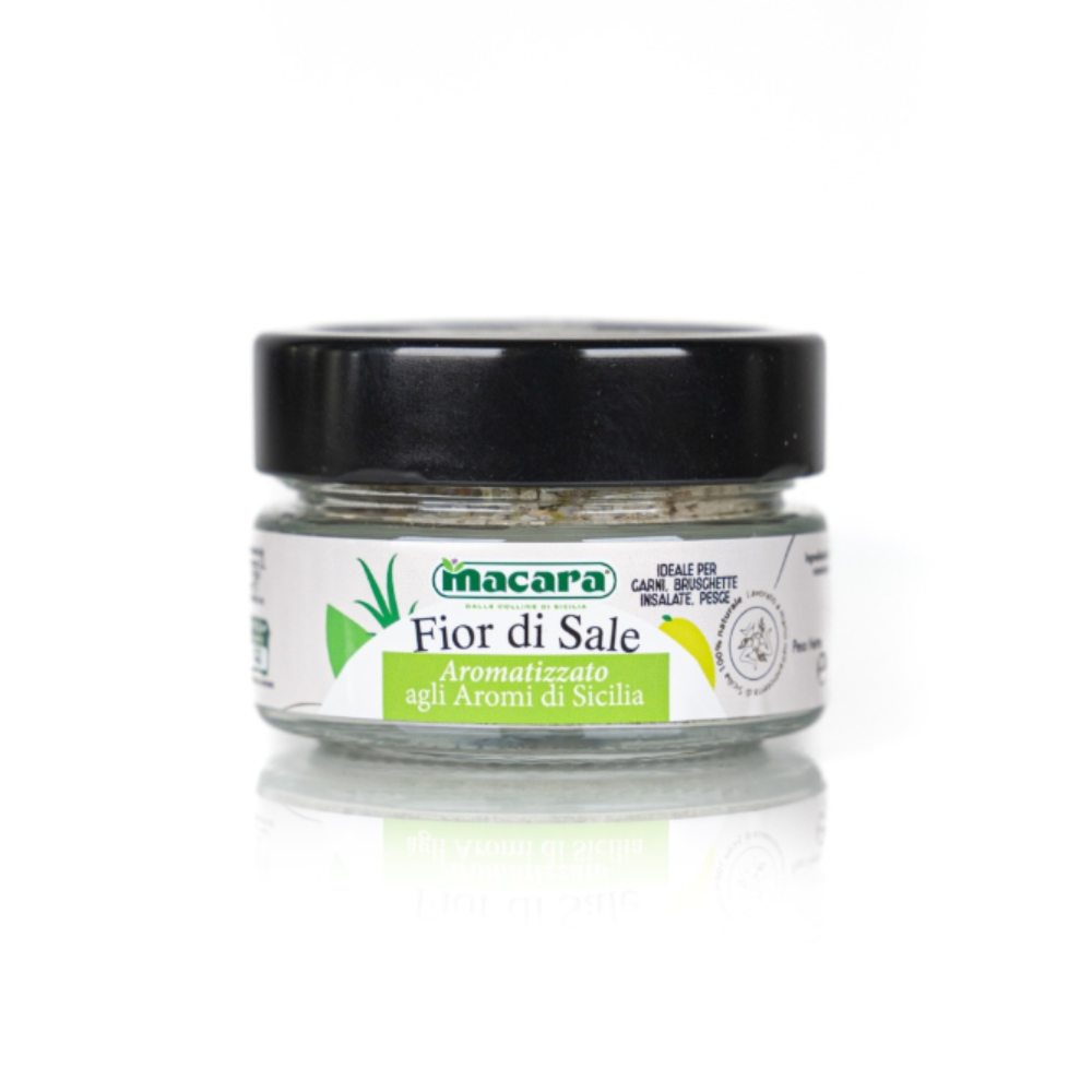 Sale Marino Aromatizzato con Aromi di Sicilia - 90g