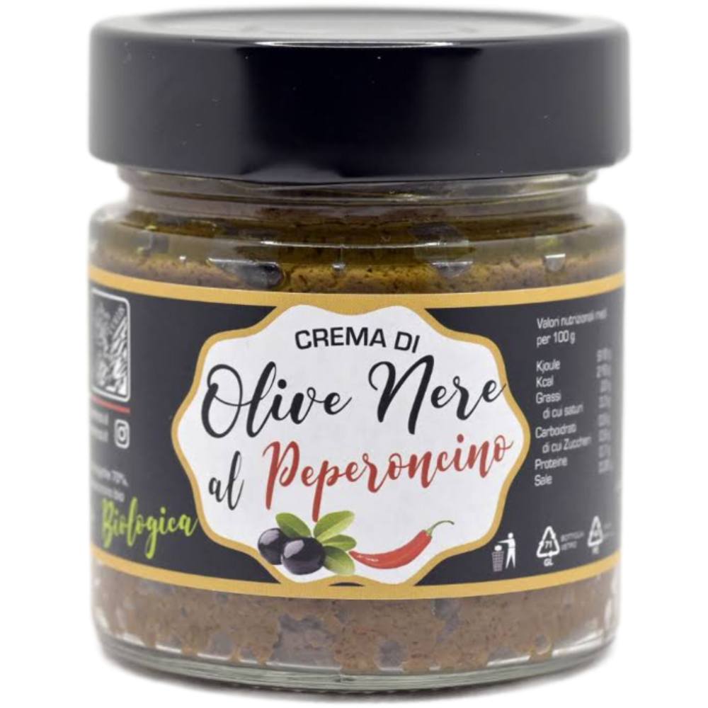 Patè di Olive e Peperoncino Biologico - 200g